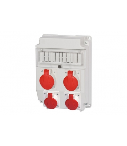 Rozdzielnia CAJA 2x16A 5p, 2x32A 5p 11 modułów F3.0394