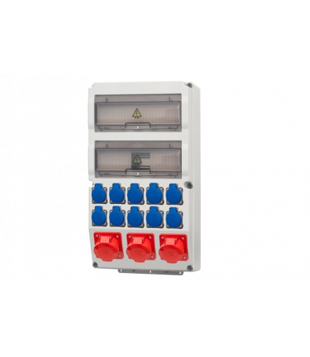 Rozdzielnica CAJA 26M 2x16/5, 32/5, 10x230V IP44 F3.0822