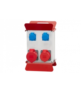 Rozdzielnica R-240 2x32A 5p, 2x230V na stelażu metalowym F3.0878