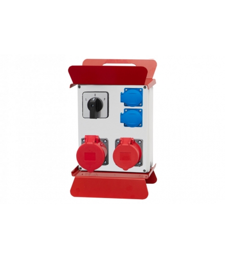 Rozdzielnica R-240 2x32A 5p, 2x230V, L/P na stelażu metalowym F3.0903