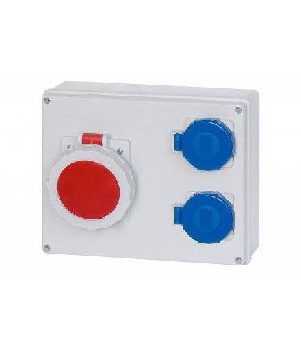 Rozdzielnica R-240 16A 5p, 2x230V IP65 F3.0333