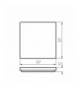 VARSO HI 36W-NW-L Plafoniera LED kwadratowa Kanlux 26449