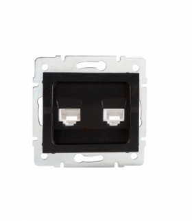 Gniazdo komputerowo-telefoniczne (RJ45 Cat 5e+RJ11) LOGI Kanlux 33589