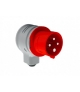Wtyczka kątowa obrotowa 16A 4p IP44 F7.0104