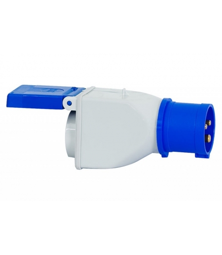 Adapter kempingowy wtyk 16A 3p przemysłowy, gniazdo tablicowe 230V 73109