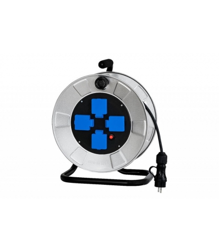 Przedłużacz na bębnie metalowym MAXI fi 320 4x230V OPD 3x2,5 /20m/ 14300-20-32