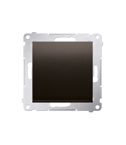 Łącznik schodowy bez piktogramu (moduł) 10AX 250V, szybkozłącza, brąz mat, metalizowany DW6.01/X/46