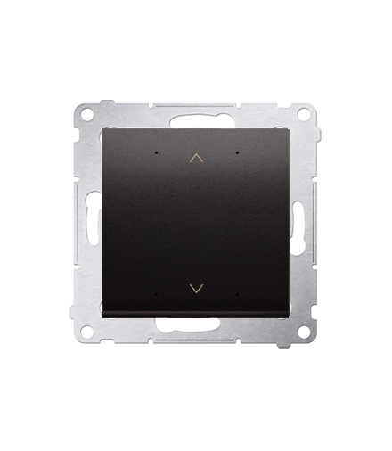 Sterownik lokalny roletowy antracyt, metalizowany 8A DEZ1L.01/48