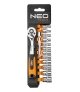Zestaw kluczy nasadowych 14 elementów 1/4" - NEO Tools 08-652