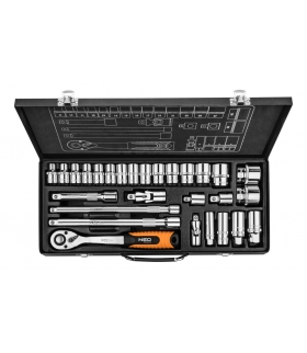 Zestaw kluczy nasadowych 28 elementów 1/4" 1/2 - NEO Tools 08-677