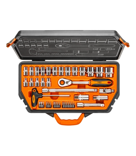 Zestaw kluczy nasadowych 42 elementy 1/2" - NEO Tools 08-621