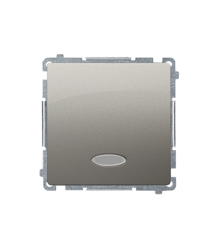 Łącznik krzyżowy z podświetleniem niebieskim (moduł) 10AX, szybkozłącza, satynowy, metalizowany BMW7L.01/X/29