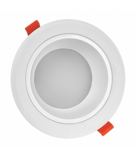 CEILINE III DOWNLIGHT 10W 750LM WW 230V 90ST IP44 150X80MM BIAŁY OKRĄGŁA SLI022006WW_IP44