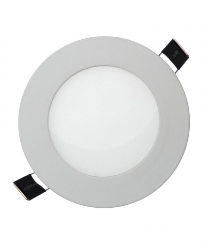 ALGINE ECO LED ROUND 230V 12W IP20 CW SUFITOWE BIAŁA RAMKA PODTYNKOWA SLI035017CW