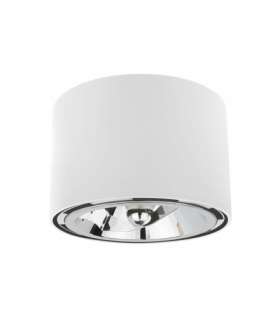 CHLOE AR111 NATYNKOWA GU10 250V IP20 120X85MM BIAŁY OKRĄGŁA NIERUCHOMA SLIP005010