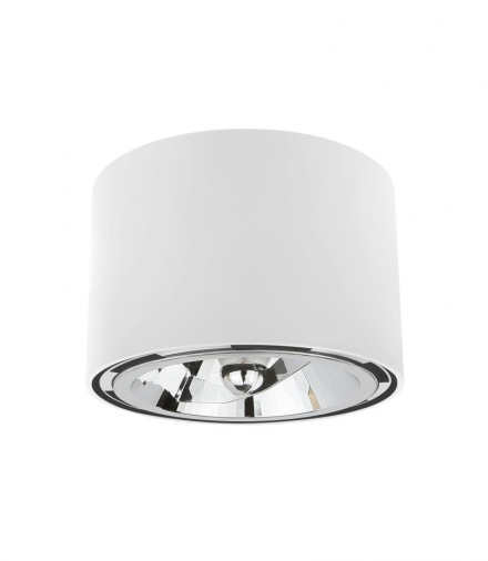 CHLOE AR111 NATYNKOWA GU10 250V IP20 120X85MM BIAŁY OKRĄGŁA NIERUCHOMA SLIP005010