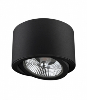 CHLOE AR111 NATYNKOWA GU10 250V IP20 139X100MM CZARNY OKRĄGŁA RUCHOMA SLIP005013