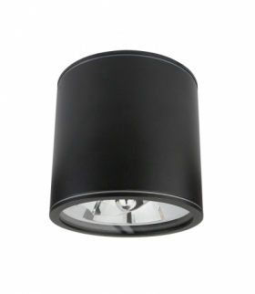 CHLOE AR111 NATYNKOWA GU10 250V IP65 120X115MM CZARNY OKRĄGŁA NIERUCHOMA SLIP005032