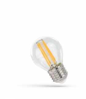 LED KULKA E-27 230V 6W COG WW CLEAR SPECTRUM WOJ+14396