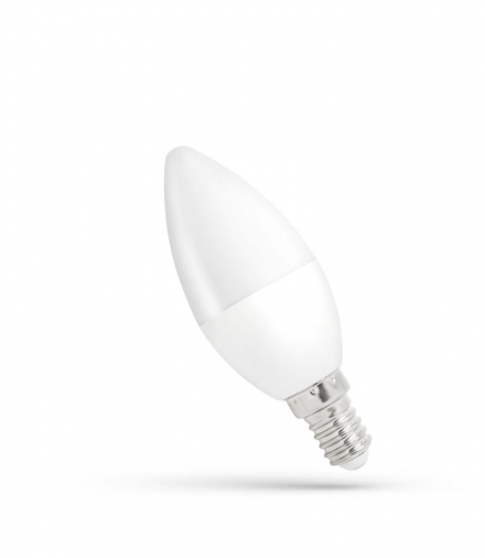 Żarówka LED ŚWIECOWA E-14 230V 1W WW barwa ciepła SPECTRUM WOJ+14451
