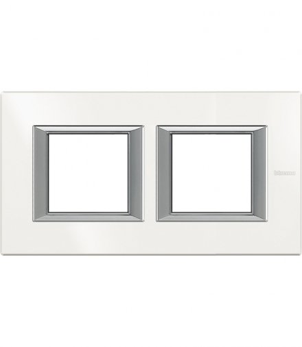 AXOLUTE - Ramka prostokątna pozioma 2X2 modułyMOD AXOLUTE WHITE Legrand HA4802M2HHD