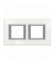 AXOLUTE - Ramka prostokątna pozioma 2X2 modułyMOD AXOLUTE WHITE Legrand HA4802M2HHD