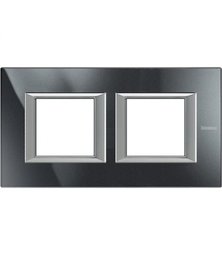 AXOLUTE - RAMKA PROSTOKĄTNA POZIOMA 2X2 MOD AXOLUTE ANTRACYT Legrand HA4802M2HHS