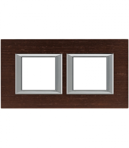 AXOLUTE - Ramka prostokątna pozioma 2X2 moduły WENGE Legrand HA4802M2HLWE
