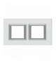 AXOLUTE - Ramka prostokątna pozioma 2X2 moduły KRISTALL GLASS Legrand HA4802M2HVKA