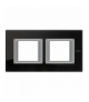 AXOLUTE - Ramka prostokątna pozioma 2X2 moduły NIGHTER Legrand HA4802M2HVNB