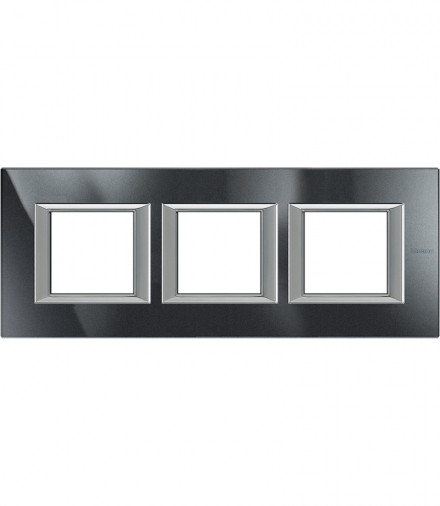 AXOLUTE - RAMKA PROSTOKĄTNA POZIOMA 3X2 MOD AXOLUTE ANTRACYT Legrand HA4802M3HHS