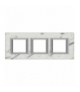 AXOLUTE - Ramka protokątna pozioma 3X2 moduły CARRARA MARBLE Legrand HA4802M3HRMC