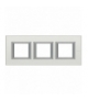AXOLUTE - Ramka protokątna pozioma 3X2 moduły SILVER Legrand HA4802M3HSAN