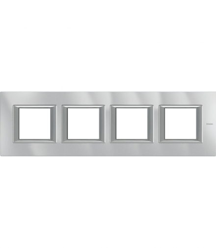 AXOLUTE - RAMKA PROSTOKĄTNA POZIOMA 4X2 MOD AXOLUTE ALUMINIUM Legrand HA4802M4HHC