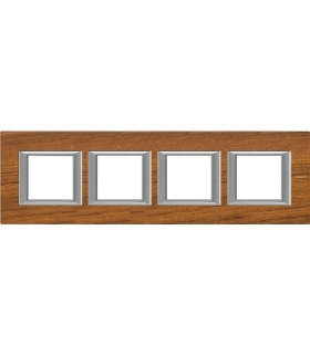 AXOLUTE - Ramka protokątna pozioma 4X2 moduły TEAK Legrand HA4802M4HLTK
