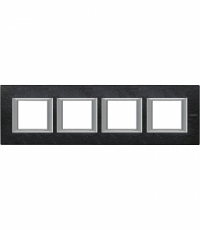 AXOLUTE - Ramka protokątna pozioma 4X2 moduły SLATE Legrand HA4802M4HRLV