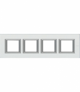 AXOLUTE - Ramka protokątna pozioma 4X2 moduły KRISTALL GLASS Legrand HA4802M4HVKA