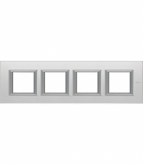 AXOLUTE - Ramka protokątna pozioma 4X2 moduły MIRROR GLASS Legrand HA4802M4HVSA