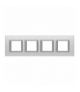 AXOLUTE - Ramka protokątna pozioma 4X2 moduły MIRROR GLASS Legrand HA4802M4HVSA