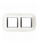 AXOLUTE - Ramka owalna 2x2 moduły AXOLUTE WHITE Legrand HB4802M2HD