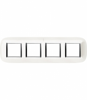 AXOLUTE - Ramka owalna 4x2 moduły AXOLUTE WHITE Legrand HB4802M4HD