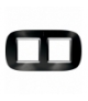 AXOLUTE - Ramka owalna 2X2 modułu AXOLUTE ANTHRACITE Legrand HB4802/2XS