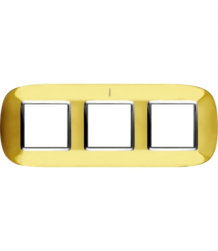 AXOLUTE - Ramka owalna 3X2 modułu SHINY GOLD Legrand HB4802/3OR