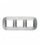 AXOLUTE - Ramka owalna 3X2 modułu AXOLUTE ALUMINIUM Legrand HB4802/3XC