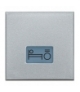 AXOLUTE - KLAWISZ LAMPKA NOCNA 2M ALUMINIUM Legrand HC4921M2BL