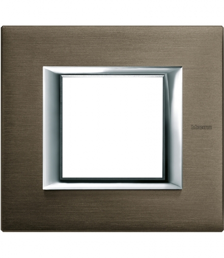 AXOLUTE - Ramka prostokątna pozioma 2 moduły BRUSHED BRONZE Legrand HA4802BR