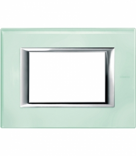 AXOLUTE - Ramka protokątna 3 moduły KRISTALL GLASS Legrand HA4803VKA