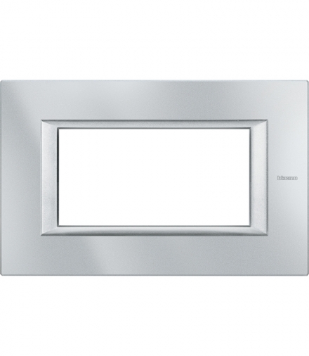 AXOLUTE - RAMKA PROSTOKĄTNA 4 MOD AXOLUTE ALUMINIUM Legrand HA4804HC