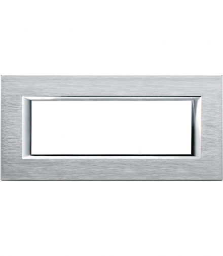 AXOLUTE - Ramka protokątna 6 modułów BRUSHED CHROME Legrand HA4806CR
