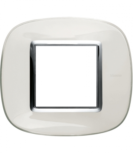 AXOLUTE - Ramka owalna 2 moduły LIQUID WHITE Legrand HB4802DB